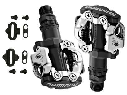 PEDAŁY SHIMANO SPD PD-M520 CZARNE + BLOKI