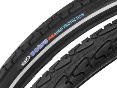 Opona rowerowa CST Premium 28x1.75x2 (47-622) SALVO HIGH pasek odblaskowy