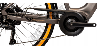Rower elektryczny damski STORM E-Diamond PRO 4.0 (28'') Lady R17 złoty graf - 2