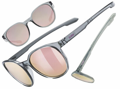 Okulary rowerowe UVEX LGL 54 smoke (mirror pink) S3