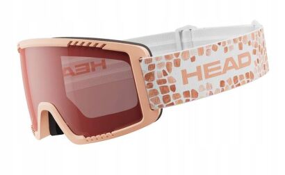 Gogle narciarskie snowboardowe HEAD CONTEX Yuki red peach S (S1)