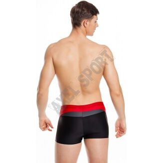 Kąpielówki męskie na basen ALEX 136 RED - 3