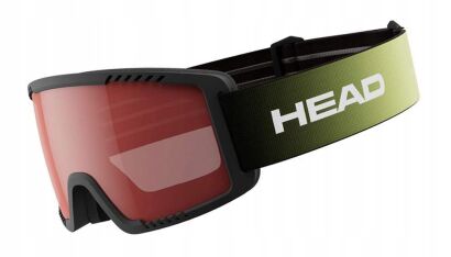 Gogle narciarskie snowboardowe juniorskie HEAD CONTEX Yuki red lime S (S1)
