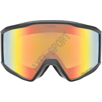 Gogle narciarskie UVEX Blast CV black matt rainbow/yellow S1 - 2