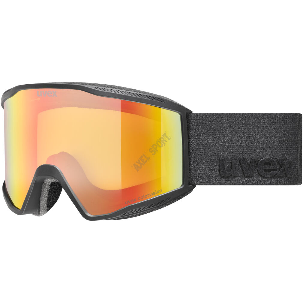 Gogle narciarskie UVEX Blast CV black matt rainbow/yellow S1