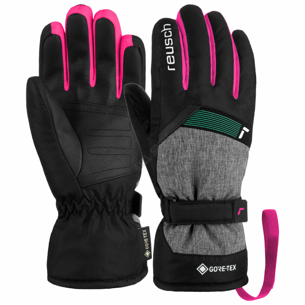 Rękawice REUSCH Flash GORE-TEX JR Black/Pink