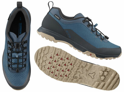 Buty rowerowe Trekking Cross E-bike SHIMANO ET501 ET5 niebieskie
