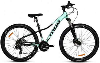 Rower górski STORM SHARK Lady 2.0 (27,5") R17 turkus/czarny