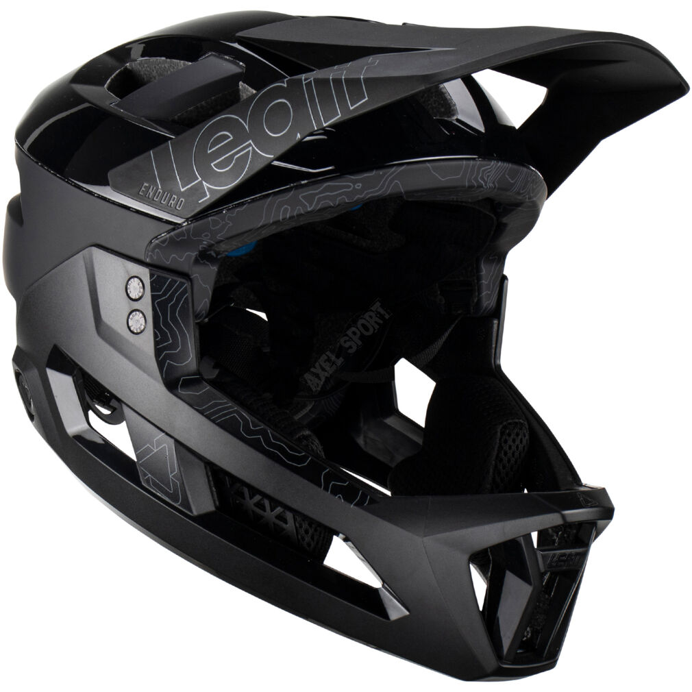 Kask rowerowy z wypinaną szczęką/3w1 LEATT MTB Enduro 3.0 Stealth