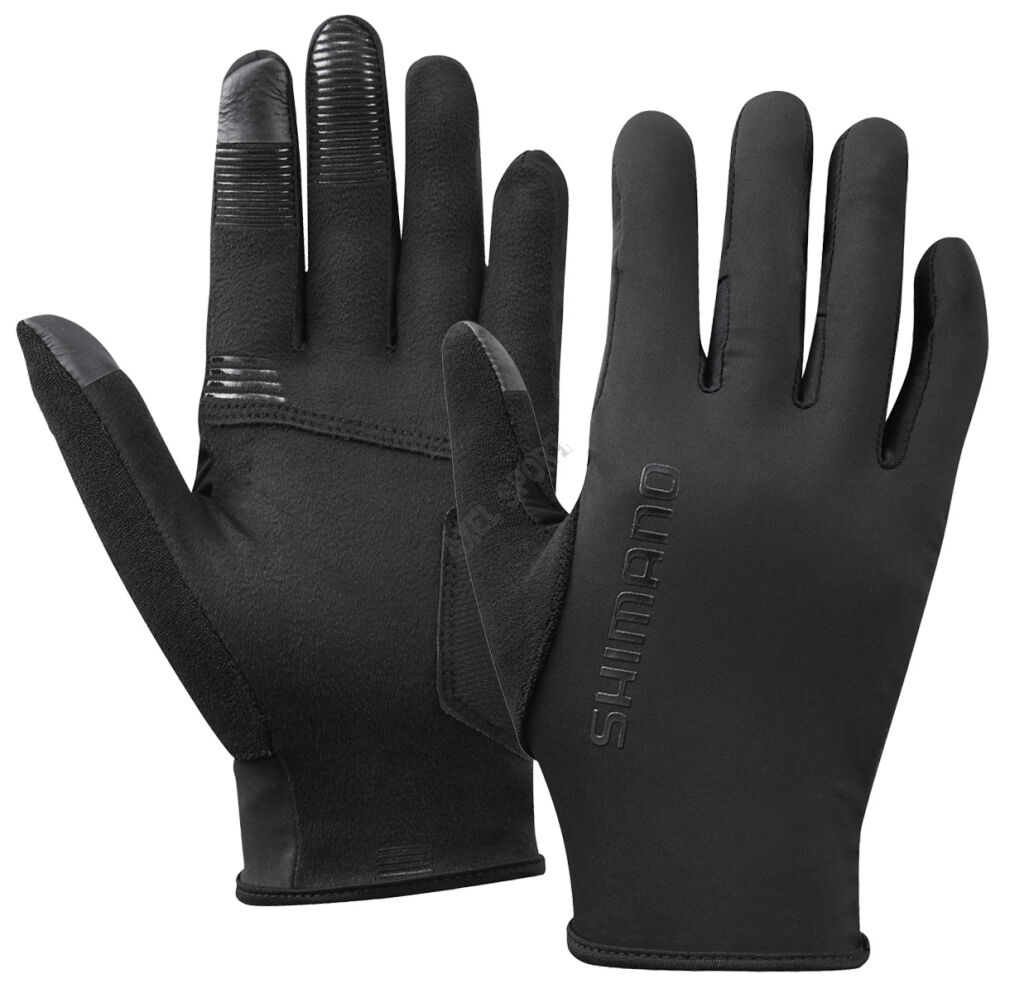 Rękawiczki rowerowe męskie SHIMANO Windbreak Race black