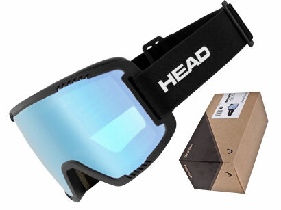 Gogle narciarskie HEAD Contex Photo L blue/black (S1-S3)