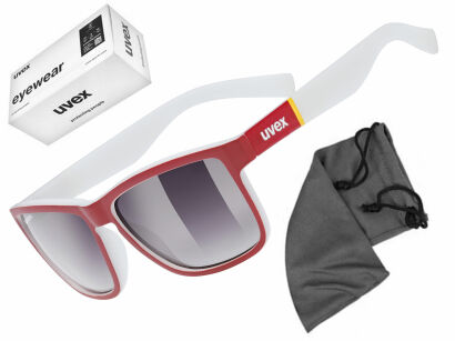 Okulary sportowe Uvex LGL 39 red matt S3