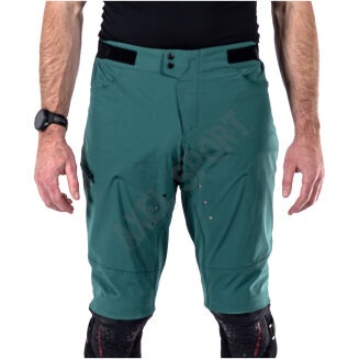 Spodenki rowerowe męskie z wkładką MTB LEATT Trail 2.0 Teal - 3