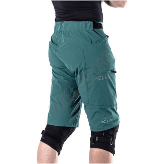 Spodenki rowerowe męskie z wkładką MTB LEATT Trail 2.0 Teal - 6