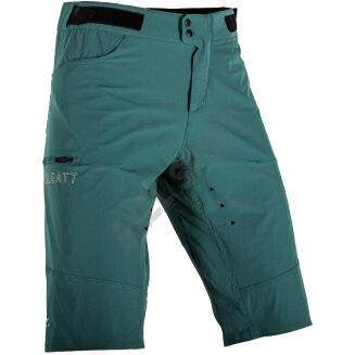 Spodenki rowerowe męskie z wkładką MTB LEATT Trail 2.0 Teal - 10