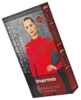 Spodnie getry damskie BRUBECK THERMO fuksja L - 2