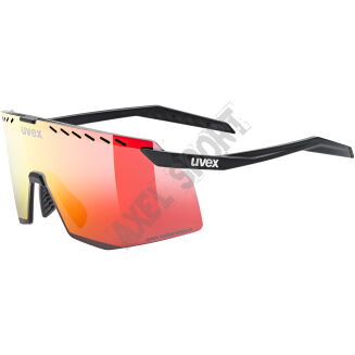 Okulary rowerowe UVEX Pace Stage CV black matt (mirror red) S3 - 2