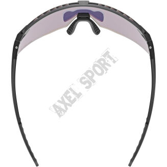 Okulary rowerowe UVEX Pace Stage CV black matt (mirror red) S3 - 4