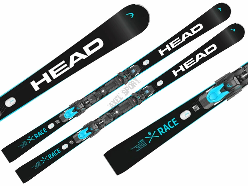 Narty HEAD Worldcup Rebels-e-Race bk/wh + wiązania Freeflex 14 GW 165cm