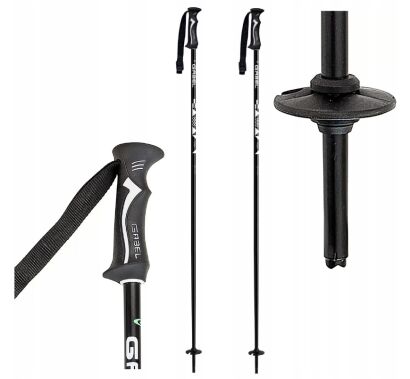 GABEL TEAM Kije narciarskie black