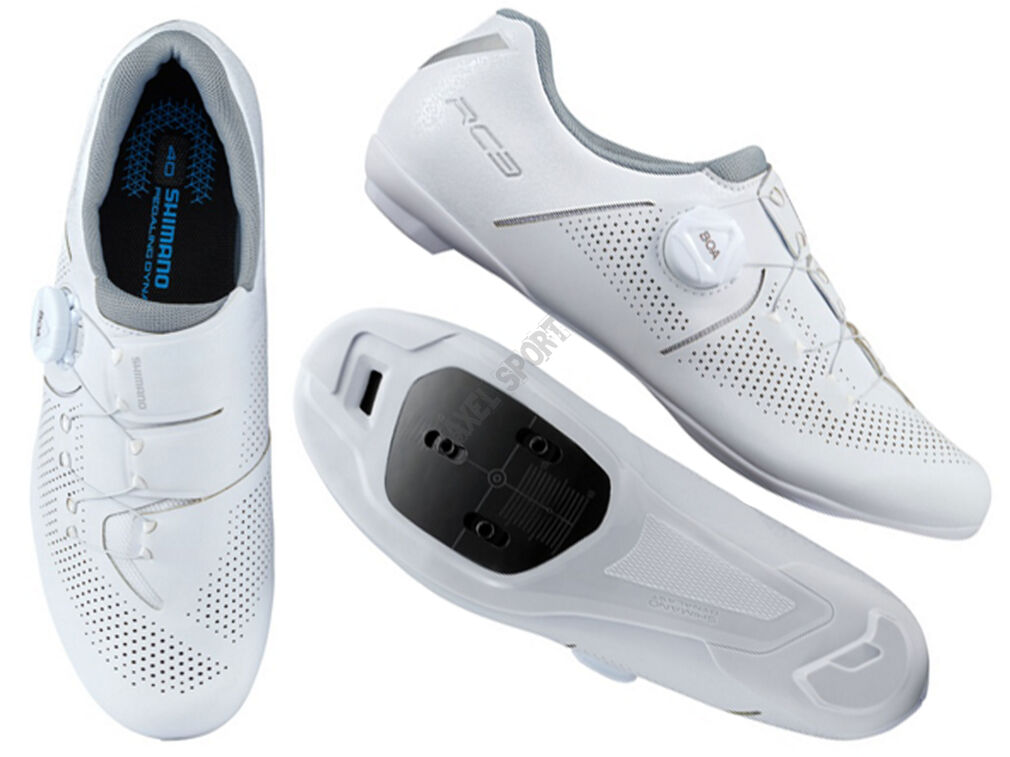 Buty rowerowe damskie SHIMANO RC302 BOA SPD-SL white