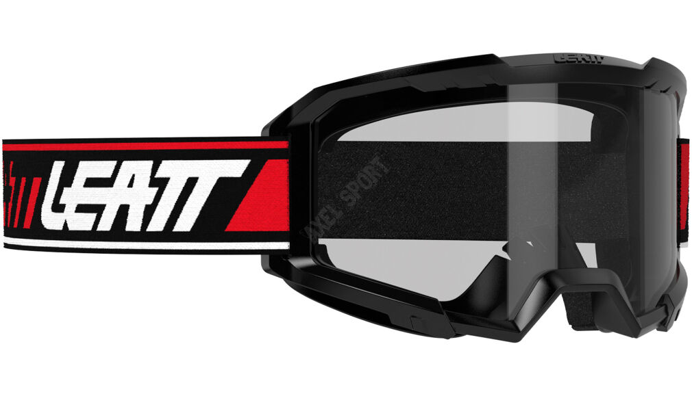 Gogle rowerowe LEATT Vizion 2.5 Black/Red (Clear 90%)