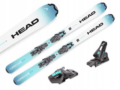 Narty dziecięce HEAD Supershape Team Easy + wiązania JRS 4.5 GW CA