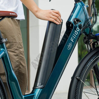 Rower miejski elektryczny FIIDO C11 PRO (28'') Emerald Blue - 5