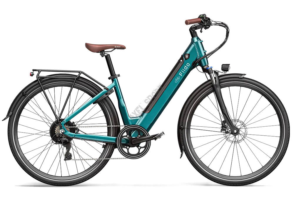 Rower miejski elektryczny FIIDO C11 PRO (28'') Emerald Blue PL