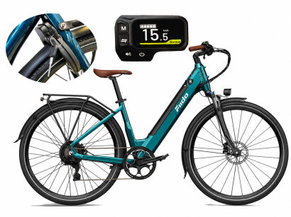 Rower miejski elektryczny FIIDO C11 PRO (28'') Emerald Blue PL