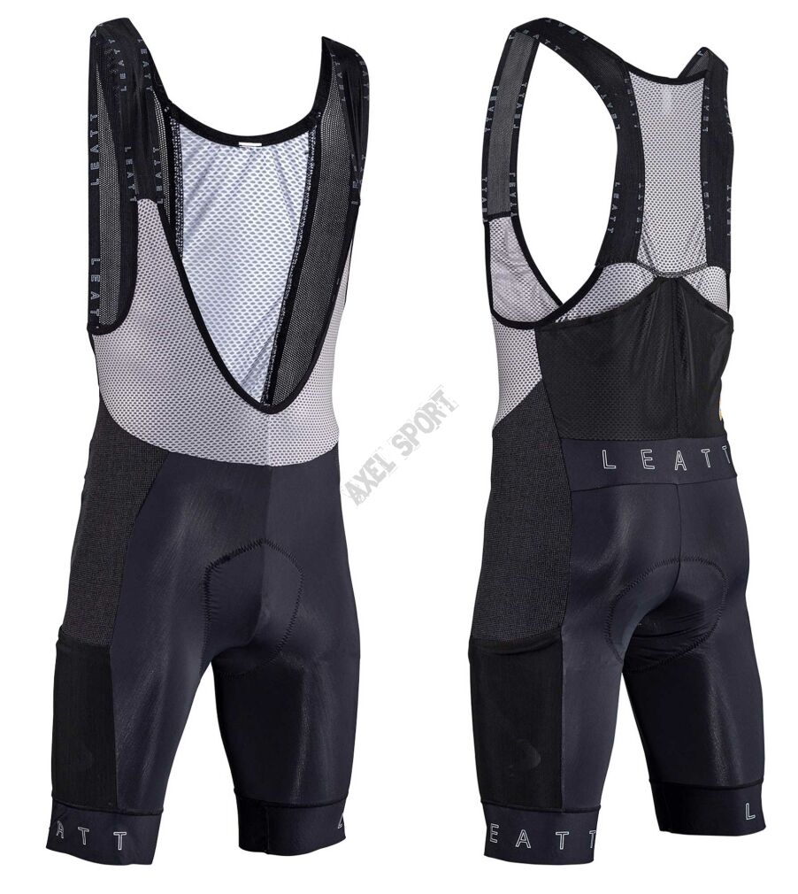 Spodenki rowerowe z wkładką LEATT Bib Endurance 5.0 Black