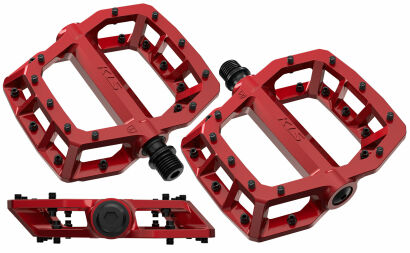 Pedały rowerowe platformowe Kellys FLAT 50 red