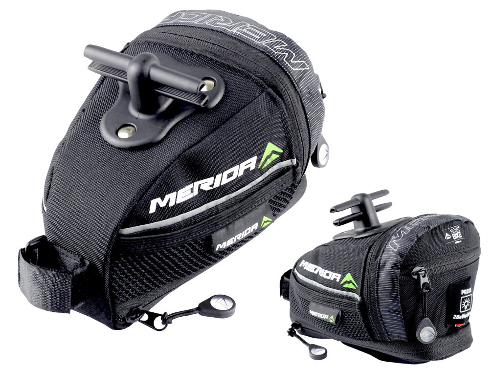Torba podsiodłowa E-BAG II Merida  - BG-MD083 - czarno-zielona