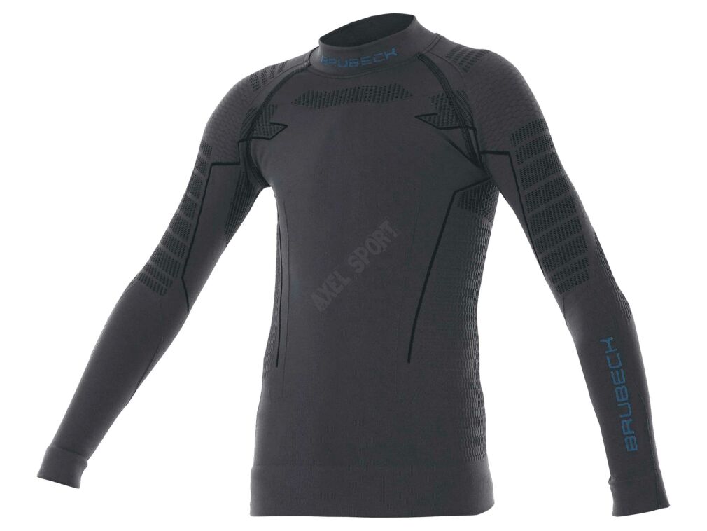 BLUZA junior Brubeck LS13640 THERMO grafit 140/146