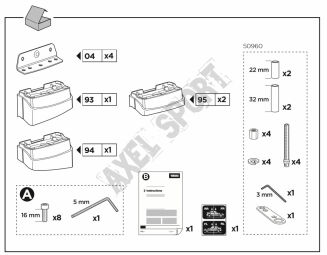 Zestaw dopasowujący (Kit) THULE Fixpoint XT 3066 / MERCEDES BENZ - 2