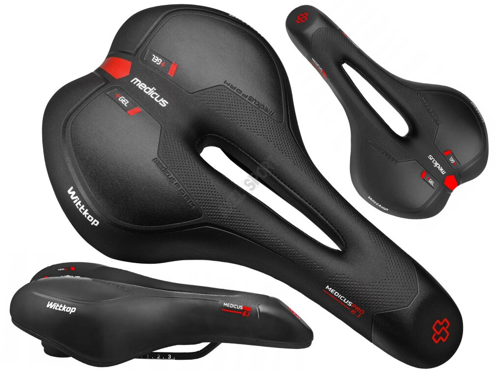 Siodełko WITTKOP Medicus 6.1 PRO GEL trekking / MĘSKIE