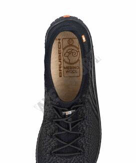 Buty sportowe damskie lekkie wygodne BRUBECK BAREFOOT Merino czarne 37 - 10