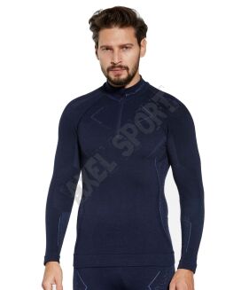 Koszulka męska BRUBECK Extreme merino granat XL - 2