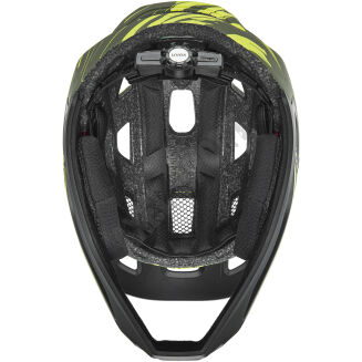Kask rowerowy fullface UVEX React JR dark olive matt 52-56cm - 3