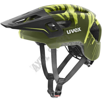 Kask rowerowy fullface UVEX React JR dark olive matt 52-56cm - 5