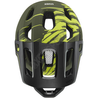 Kask rowerowy fullface UVEX React JR dark olive matt 52-56cm - 6