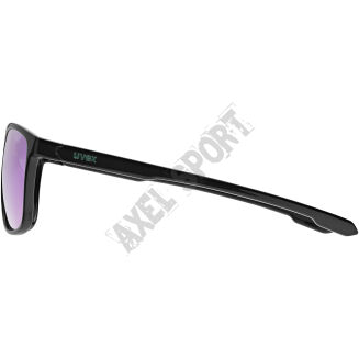 Okulary rowerowe UVEX LGL 52 black (mirror green) S3 - 6
