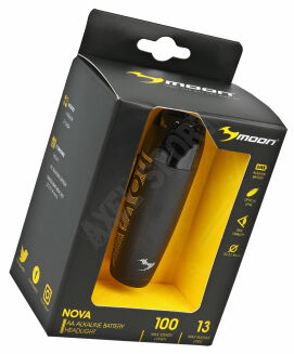 LAMPKA ROWEROWA PRZEDNIA MOON NOVA BATERYJNA 100LM - 4