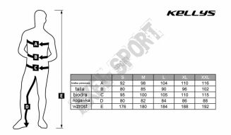 Spodnie rowerowe Kellys Thermo RBX  z wkładką - 2