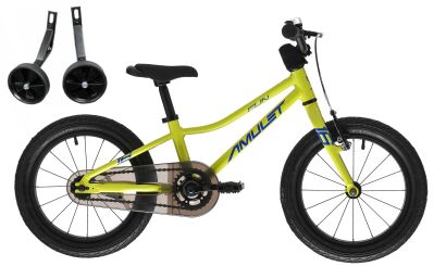 Rower dziecięcy lekki AMULET FUN (16'') green/blue