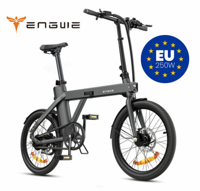 Rower elektryczny składany ENGWE P20 czarny 250W