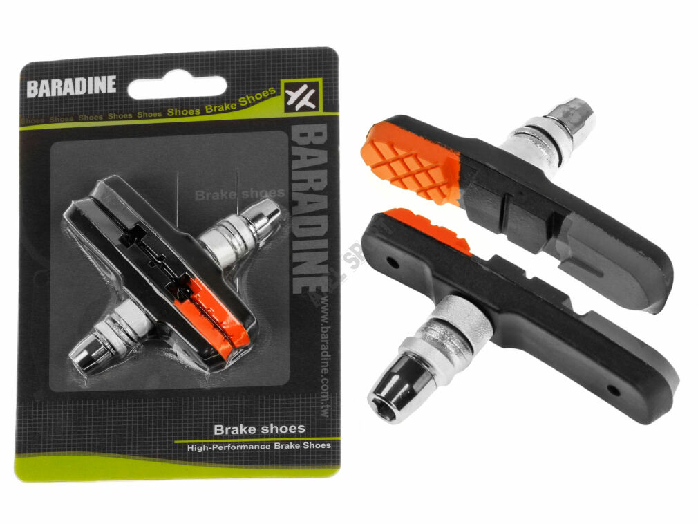 Klocki hamulcowe Baradine MTB-960V G/B/Orange