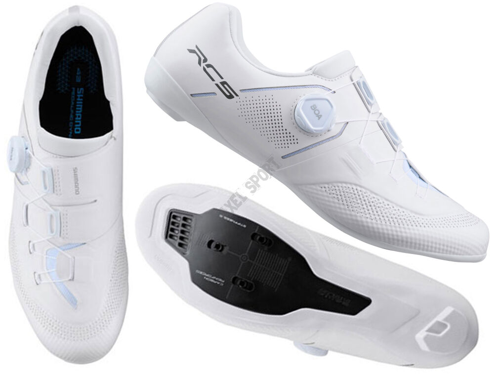 Buty szosowe męskie SHIMANO RC503 BOA SPD-SL białe