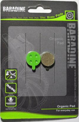 Okładziny hamulca tarczowego organiczne Baradine DS-23R