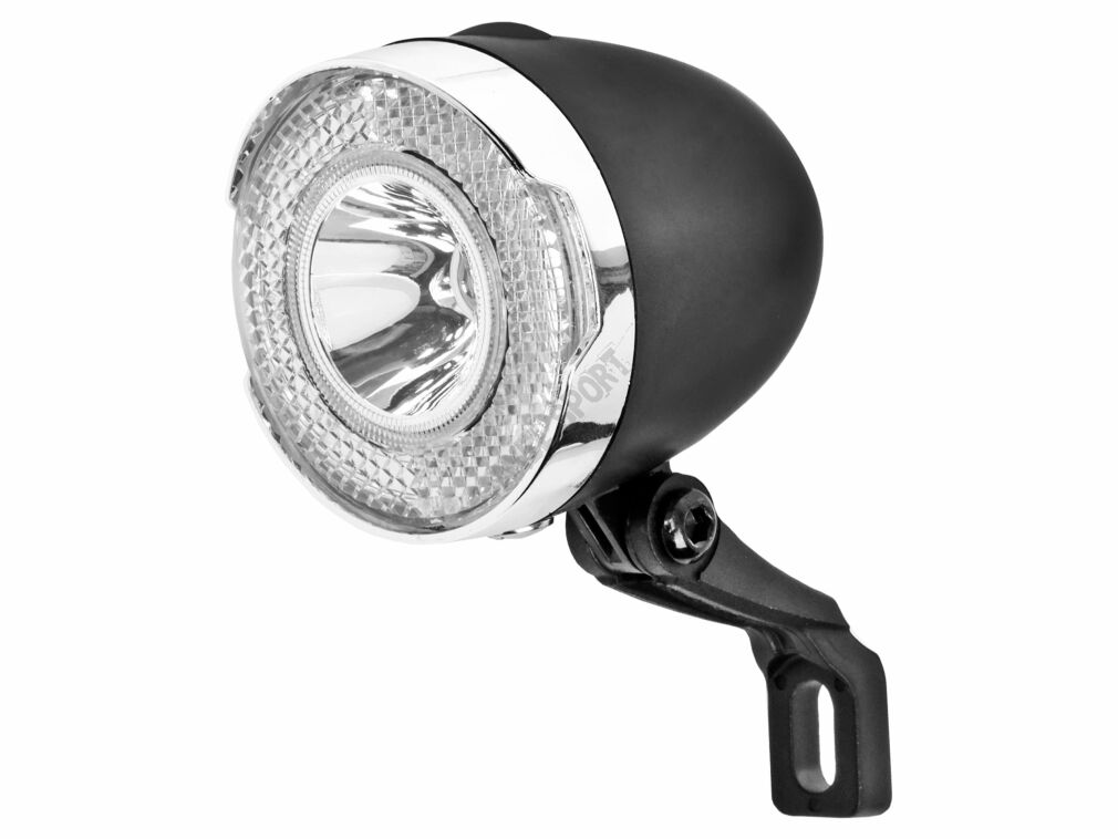 Lampka rowerowa przednia APG XC-230 1xLED czarna OEM